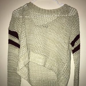Butted Cropped Sweater